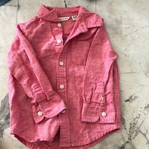 Pink linen long sleeve